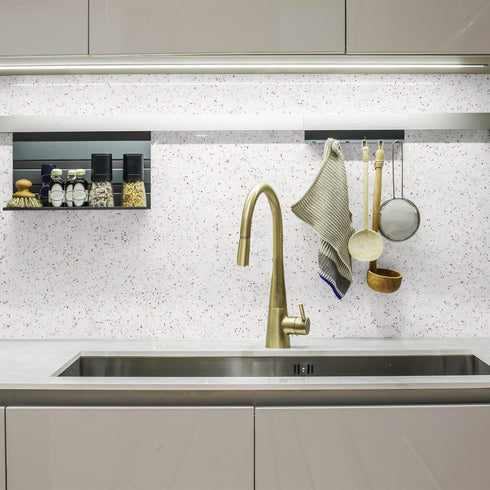 Decoroom Marble Contact Paper for Countertops, Self Adhesive Waterproof Granite Marble Wallpaper, Peel and Stick Countertops for Cabinets Kitchen ...