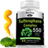 550mg Sulforaphane Supplement with Glucoraphanin and Myrosinase | Broccoli Supplement - Complete NRF2 Activator, Powerful Antioxidant & Cellular H...