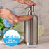 Countertop Soap Dispenser - Rust-Proof Roman Column Shaped Stainless Steel Bottle with Pump for Bathroom and Kitchen - 18 oz Brushed Nickel Liquid...