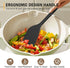 NileHome Silicone Spatula Set, High Heat Resistant BPA-Free Premium Food Grade Rubber Spatulas, Stainless Steel Handle Coated with Silicone One Pi...