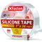 XFasten Self Fusing Silicone Tape for Plumbing Clear 1" X 36-Foot Non-Adhesive Leak Seal Tape Waterproof, Silicone Grip Tape, Rubber Tape Thick fo...
