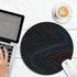 Small Mouse Pad, Abstract Round Mousepad with Non-Slip Rubber Base, Stitched Edge Mouse Pads for Desk Accessories Wireless Mouse Laptop Gaming Com...