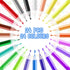 24 Pcs Suncatcher Paint Pens DIY Stained Glass Window Art Paint Pen for Kids Neon Suncatcher Paint Pens Crafts Sets for Kids 24 Colors...
