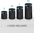 Lightdow 4pcs Pack Lens Pouch 5mm Thick Soft Neoprene DSLR Lens Bag...