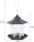 Twinkle Star Wild Bird Feeder Hanging for Garden Yard Outside Decoration, Hexagon Shaped Outside Hanging Bird Feeders for Outdoors Squirrel Proof,...