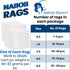 New Lint Free Rags 100% Cotton for Cleaning, Soft Cloth TShirt Material for Cast Iron, Staining Wood, Dust Rags, Shoe Polishing (18" x18") 3 Pack...
