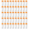 Eowpower 50pcs 5ml Flat Bottom Plastic Graduated Vial Storage Container Test Tubes with Screw Caps...