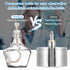 Annhua Alcohol Lamp Burner Alcohol Bunsen Burner 150ML, Glass Alcohol Burner Lab Equipment Heating - 5 Replacement Wicks, 2 Droppers and Funnel...