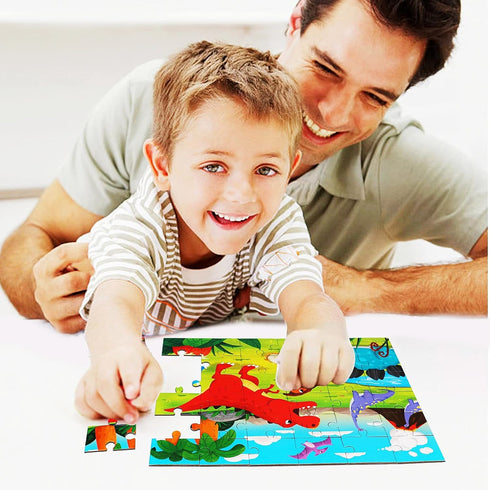 Puzzles for Kids Toddlers Ages 3-5, 36 Pieces Dinosaurs Jigsaw Puzzles for Birthday Party Favor Birthday Thanksgiving Learning Educational Toys fo...