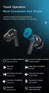 FamiNecessity XY-50 Wireless Earbuds with Active Noise Cancellation | Bluetooth in-Ear Headphones | HiFI Stereo Sound Quality, Charging Case, IPX4...