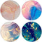 4 Pack Phone Grip,Cell Phone Holder for Smartphone,Finger Expanding Kickstand Stand - Pink Purple Rose Gold Marble......