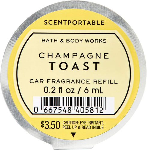 Bath and Body Works Champagne Toast Scentportable Fragrance Refill 0.2 Fluid Ounce...