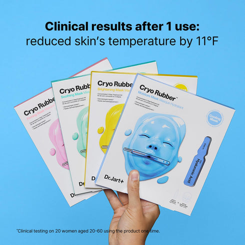 Dr.Jart+ Cryo Rubber Face Mask with Moisturizing Hyaluronic Acid, 1.41 Ounce...