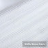 Curtain Valance,Waffle Weave Waterproof Window Valance for Bathroom,Rod Pocket Tailored Kitchen Valance Curtain Cafe Curtains - 60" x 15", White, ...