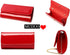 Patent Leather Envelope Clutch Purse Shiny Candy Foldover Clutch Evening Bag for Women...