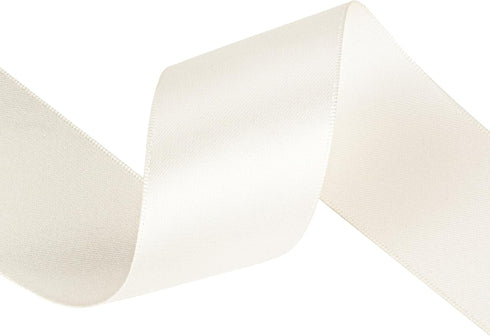 VATIN Double Face Cream Satin Ribbon 1-1/2" Continuous 25 Yards,Cream Polyester Fabric Ribbon use for Bows Bouquet, Gift Wrapping, Floral Arrangem...