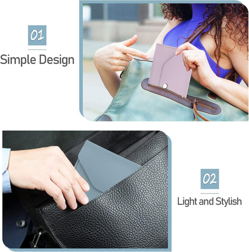 3 Pieces Money Cash Envelopes Bag, Pletpet PU Leather Cash Money Pouch Cash Wallet Envelope Reusable Budget Envelope for Spring Festival Wedding B...