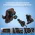 SOOPII Wireless Car Charger Mount, 15W Qi Fast Charging, Auto-Clamping,2 Styles Air Vent Phone Holder Included, Compatible with iPhone15/14/13/Pro...