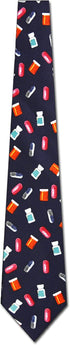 Pills Ties Medicine Neckties Pharmacist tie Mens Neck Tie...