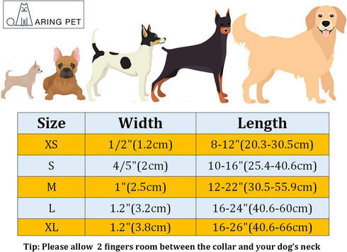 ARING PET Bowtie Dog Collar Adjustable Collars with Bow Tie for Dogs Small Medium Large...