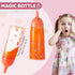 JOYIN Doll Magic Bottle Set, 2 Disappearing Magic Milk & Juice Bottles with Caps and 2 Toy Pacifiers Baby Doll Accessories Feeding Set Stuff for G...