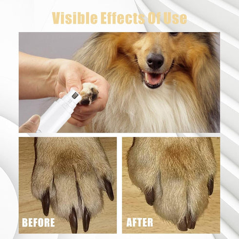 4 Pcs Dog Nail Grinder Replacement Heads Compatible with Casfuy, Professional Diamond Tips Drill Bit Pet Nail Spare Wheels Trimmers for Large Medi...