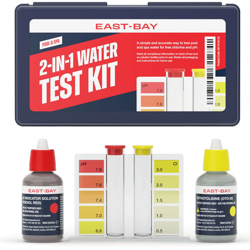 2-in-1 Water Test Kit for Swimming Pools & Spas | Water Chemical Test Kit for pH and Free Chlorine...