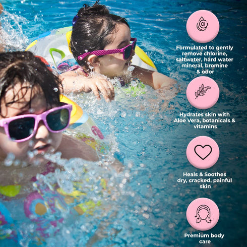 TRISWIM KIDS Scented Body Wash After-Swimmer Skincare, Chlorine Removal, Soothes and Moisturizes Skin, Relieves Symptoms Eczema & Dry Skin...