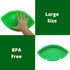 4E's Novelty Palm Leaf Party Serving Tray Plastic - Luau Candy Snack Tray Food Holder, Buffet Plates for Jungle Safari Hawaiian Party Supplies Din...