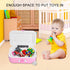 Baby Suitcase Toy Cute Plastic Dolls Travel Suitcase Mini Size Trolley Case Carry On Luggage Simulation Rolling Suitcase Toy()...