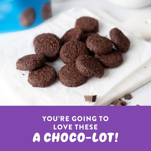 HighKey Low Carb Keto Brownie Bites - Keto Snack Low Carb Snack Sugar Free Chocolate Protein Cookies Sugar Free Snacks Gluten Free Snack Keto Frie...
