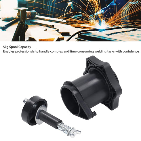 Solder Dispenser Reel 5kg Dispenser Welding Wire Spool Stand Gas Welding Machine Wire Feeder Wire Adjustable Roll Holder Solder Reel Stand Welding...