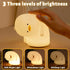 Attivolife Duck Night Light, Silicone Why Duck Lamp, Silica Gel Nursery Bedside Lamp with Dimmable Rechargeable, Best Decor for Bedroom Living Roo...