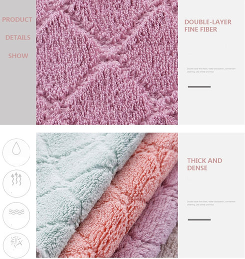 SimpleHouseware Microfiber Cleaning Cloths Reusable and Washable Lint Free...