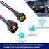 3 Pin Waterproof Connectors,16AWG Waterproof Electrical Car Auto Wire Connector,Male Female Quick Disconnect Wire Connectors for Car Truck Motorcy...