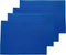 Solino Home Cotton Linen Placemats Set of 4 - Blue Placemats 14 x 19 Inch - Machine Washable Table Mats for Summer - Dru...