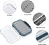 Gonex Fly Boxes for Fly Fishing Jig Boxes Two-Sided Waterproof Lightweight Fly Fishing Box Easy Grip Transparent Lid Fly Fishing Lures Box, 4.1"x ...