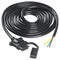 Vehicle-side 4 Pin Trailer Wire Connector 10 Feet Heavy Duty 18AWG 4 Way Flat Female Trailer Wiring Harness Towing Replacement 4 Prong Trailer Lig...