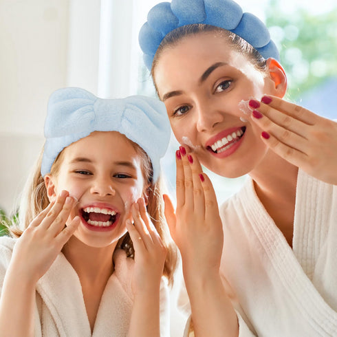 Spa Headband, Skincare Headband, Face Wash Headband, Headband for Washing Face, Makeup Headband, Bubble Headband, Teen Girl Gifts Trendy Stuff, Cu...