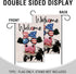 Welcome 4th of July Patriotic Cow Small Decorative Garden Flag, Stars Stripes America USA Memorial Day Farmhouse Yard Outside Decor, American Summ...
