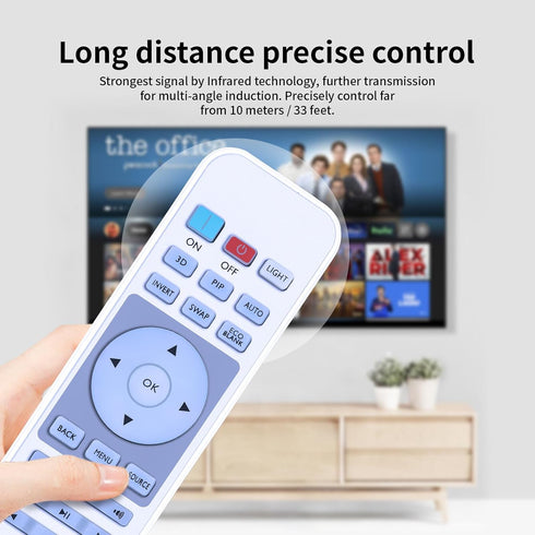 PZL Replacement Remote Control for BenQ Digital Projector HT2050A W1050 HT1070A TH670 HT2050 HT4050 W1350 W2000 HT3050 HT1085ST W3000 W1050S HT107...