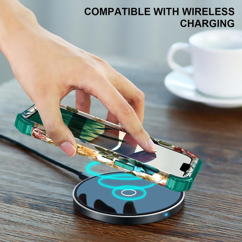 Hocase for iPhone 14 Case/iPhone 13 Case, Heavy Duty Shockproof Protection Soft Silicone Rubber+Hard Plastic Bumpers Hybrid Protective Case for iP...