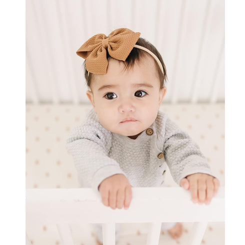 Prohouse 30 PCS Big Bows Baby Nylon Headbands Hairbands Hair Bows Elastics for Baby Girls Newborn Infant Toddler Child Hair Accessories...