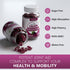 Glucosamine Chondroitin Gummies Sugar Free, Extra Strength Glucosamine Chondroitin MSM with Elderberry & Turmeric Supplement Support Joint & Antio...
