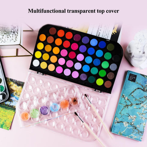M&G Watercolor Paint Set, 48 Colors Painting with Water Brush Pens, Great for Kids and Adults, Art Supplies, Perfect Starter Kit for Painting...