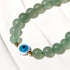 Simple Adjustable Green Aventurine Beaded Anklet Protection Amulet Ankle Bracelets for Women Wealth and Prosperity Handmade Evil Eye Jewelry Boho ...