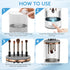 Electric Makeup Brush Cleaner, Updated Automatic Spinning Makeup Brush Cleaner, 1200mAh Cosmetic Brush Cleaner For All Type Makeup Brushes, Makeup...