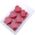 MILIVIXAY Wax Melt Containers-6 Cavity Clear Empty Plastic Wax Melt Molds-25 Packs Heart Shape Clamshells for Tarts Wax Melts....