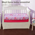 EVERYDAY KIDS 2 Pack Fitted Girls Crib Sheet, 100% Soft Breathable Microfiber, Baby Sheet, Fits Standard Size Crib Mattress 28in x 52in, Nursery S...