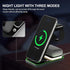 Wireless Charging Station,3 in 1 Wireless Charger for iPhone 15 14 13 12 11 Pro Max/X/8,15W Fast Wireless Charging Dock for iWatch Ultra 8 7 6 5 4...